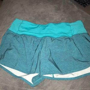 Teal lululemon shorts!